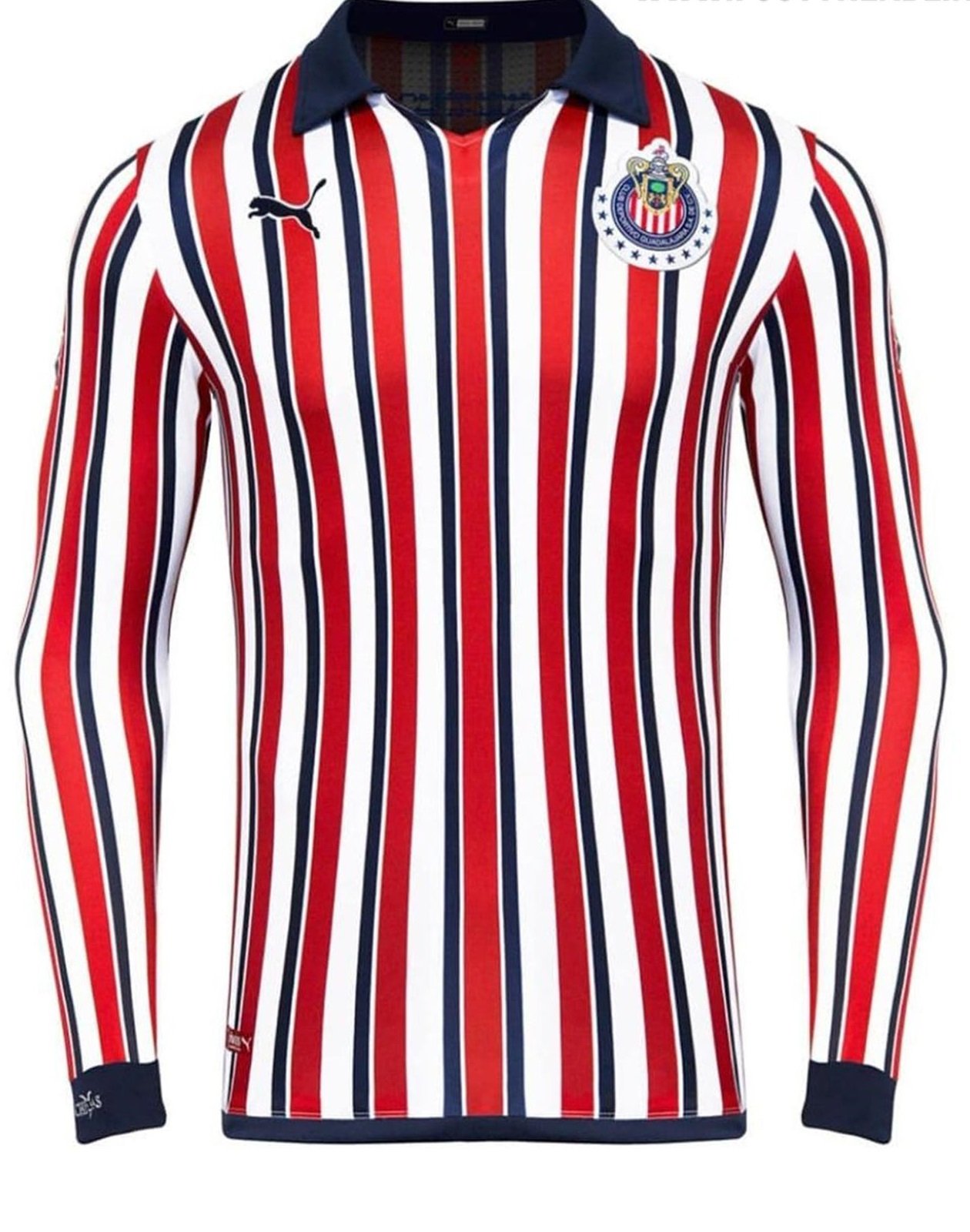 Camisa oficial Puma Chivas Guadalajara 2018 2019 Edição especial manga comprida